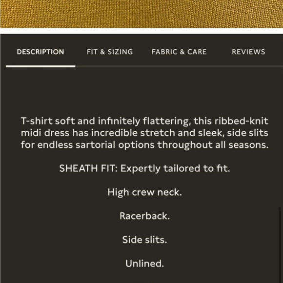 Banana Republic Racerback Midi Tank Dress. Size XS - Picture 3 of 6